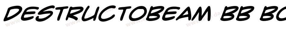 DestructoBeam BB Bold字体转换
